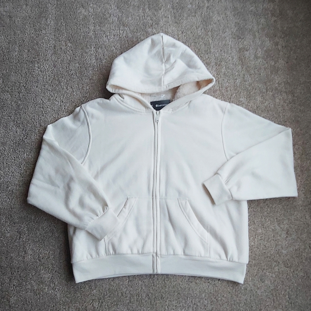 Bluenotes Cream Zip Up Hoodie